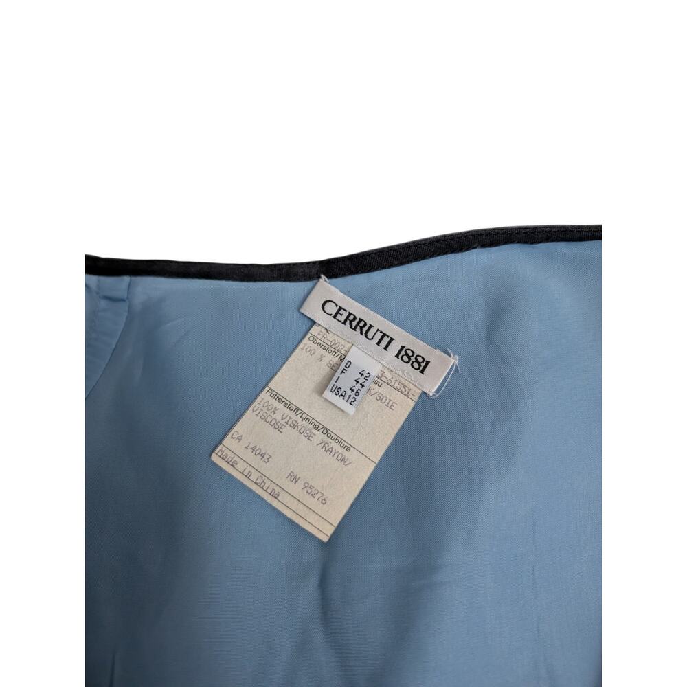 Cerruti 1881 Vintage Silk Skirt - Picture 7 of 13